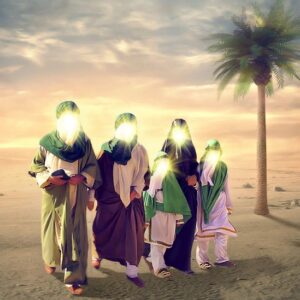 اصالت ارادت و عشق خالصانه به اهل بیت به عنوان مسیر فوز معنوی و قرب الهی از طریق شهادت